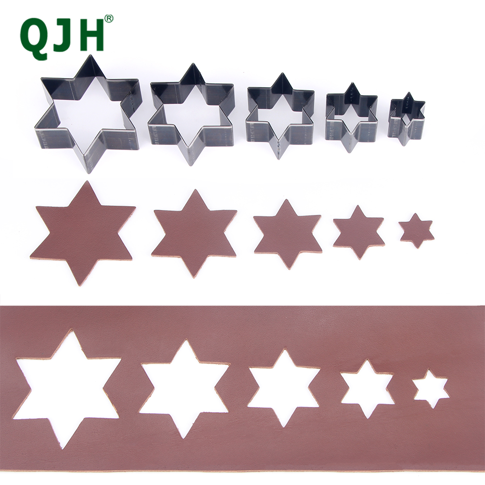 Leatherwork Punching Tool - QJH-Molde de corte de cuero Hexagonal