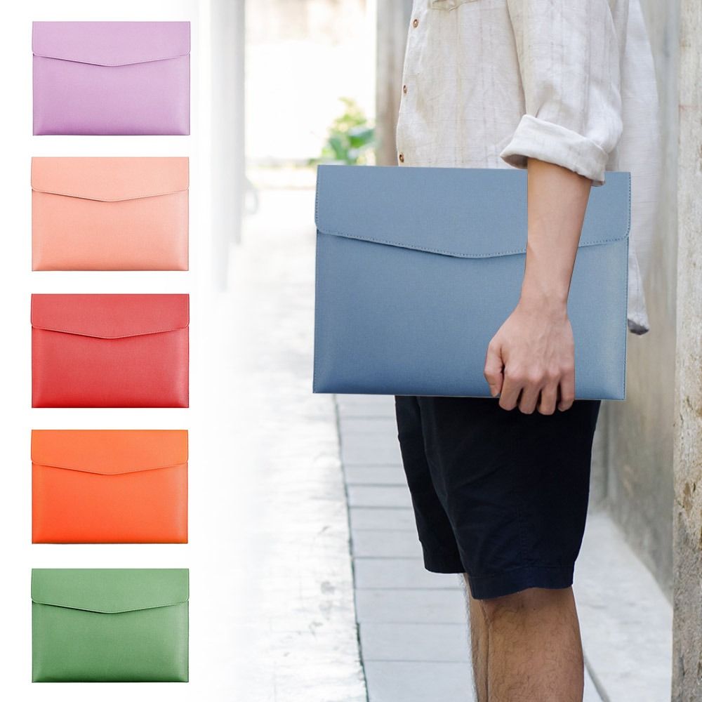 Leather Work Folder - Contrato de datos, almacenamiento de facturas,