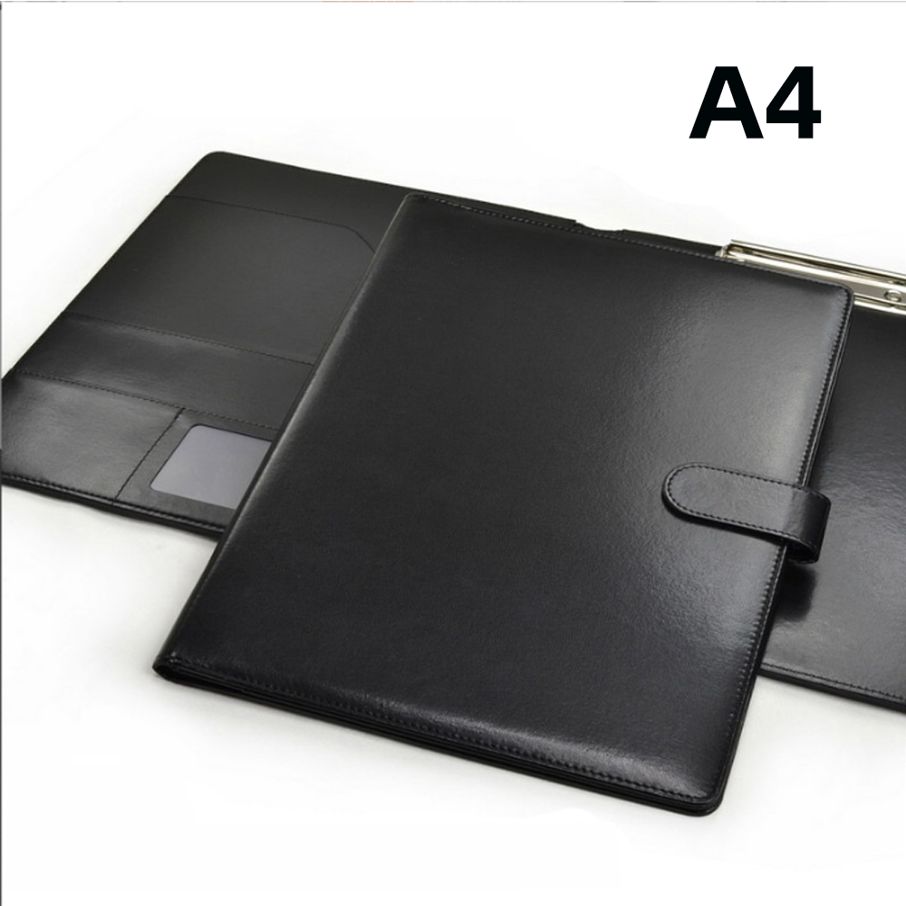 Leather Work Folder - Carpeta de conferencias A4, carpeta de