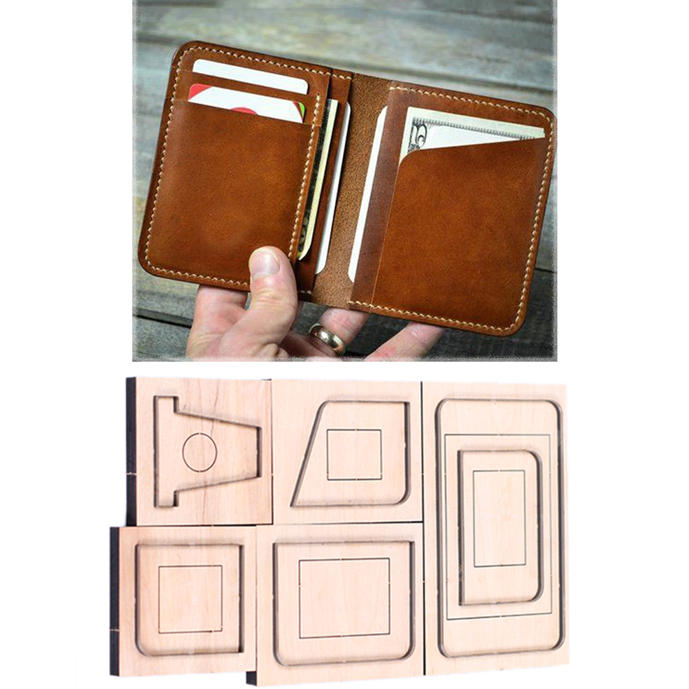 Leatherwork Punching Tool - DIY artesanía de cuero tarjetero simple