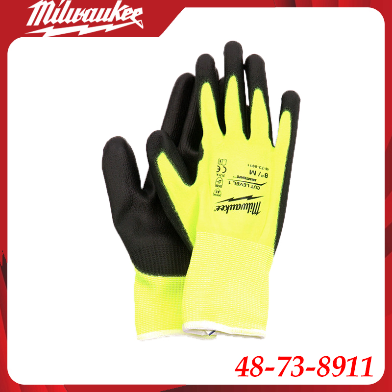 Leather Work Organiser - Guantes de Trabajo de Alta Visibilidad