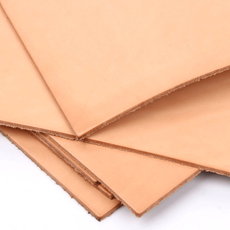Veg Tan Leather Hide - Tela de cuero genuino de 3mm