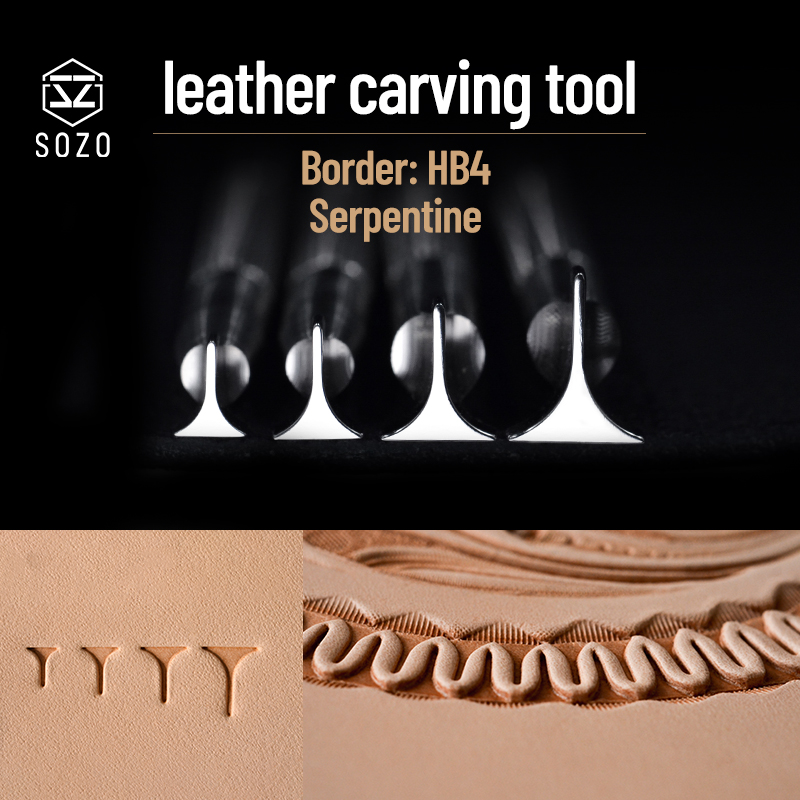 Leatherwork Embossing - SOZO-Herramienta de estampado para trabajos de