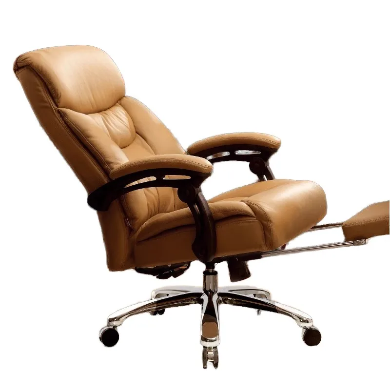 Leather Work Factory - Una silla de jefe de cuero