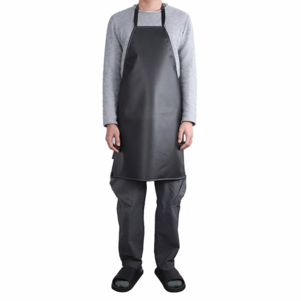 Leather Work Factory - Delantal de PVC impermeable y resistente