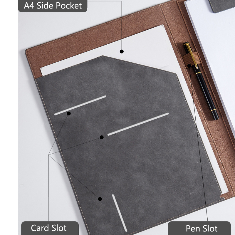 Carpeta Portafolio de Cuero Ne - Leather Work Folder reseña y precio