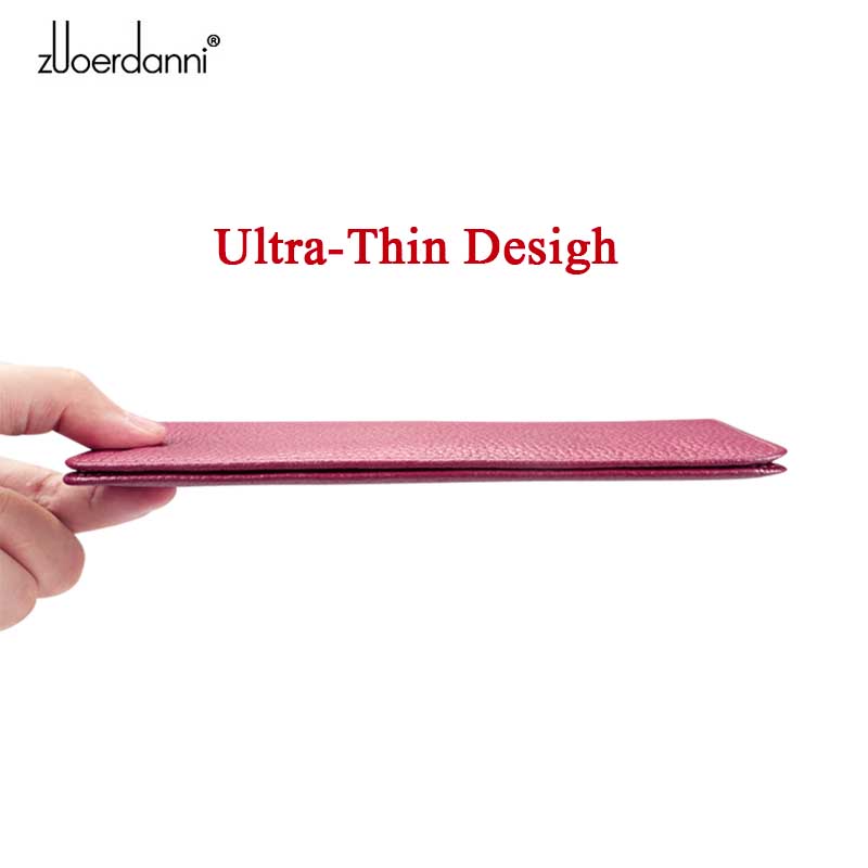 Cartera larga ultrafina para m - Leather Work Folder reseña y precio