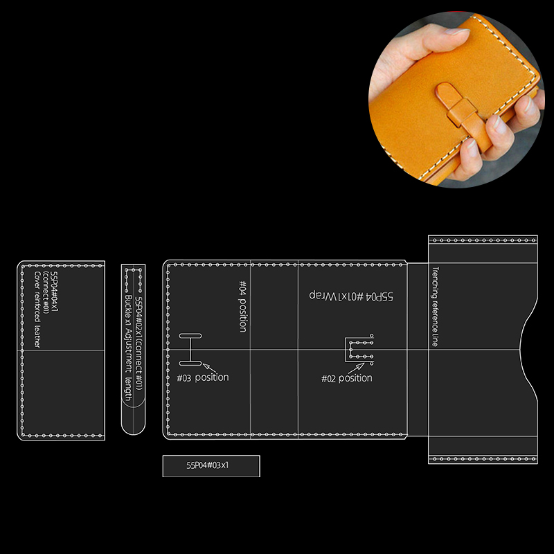 YOMDID-Molde acrílico para hac - Leatherwork Patterns reseña y precio