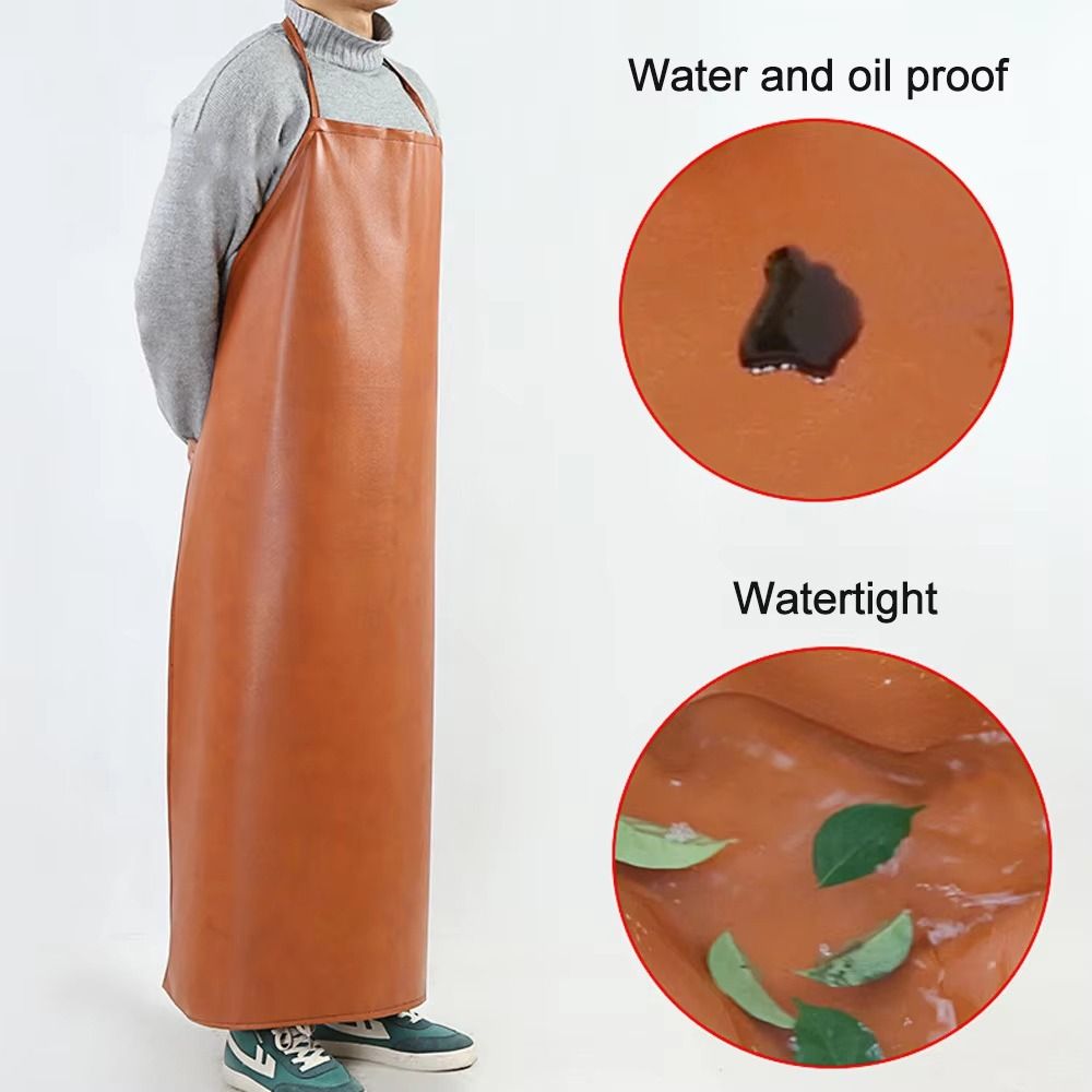 Delantal de cuero PU engrosado - Leatherwork Apron reseña y precio