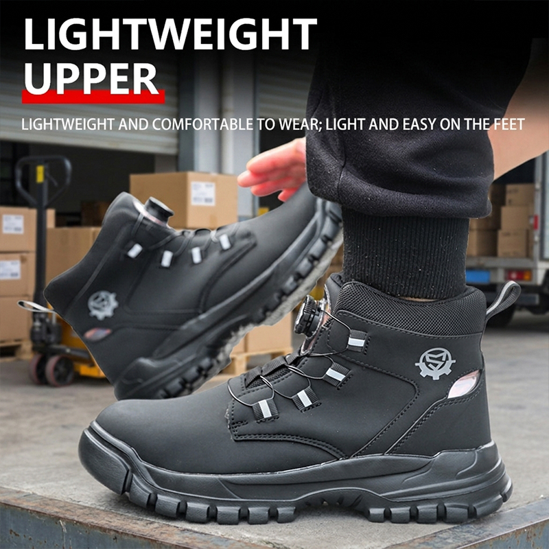 Zapatos de trabajo unisex con  - Leather Work Factory reseña y precio