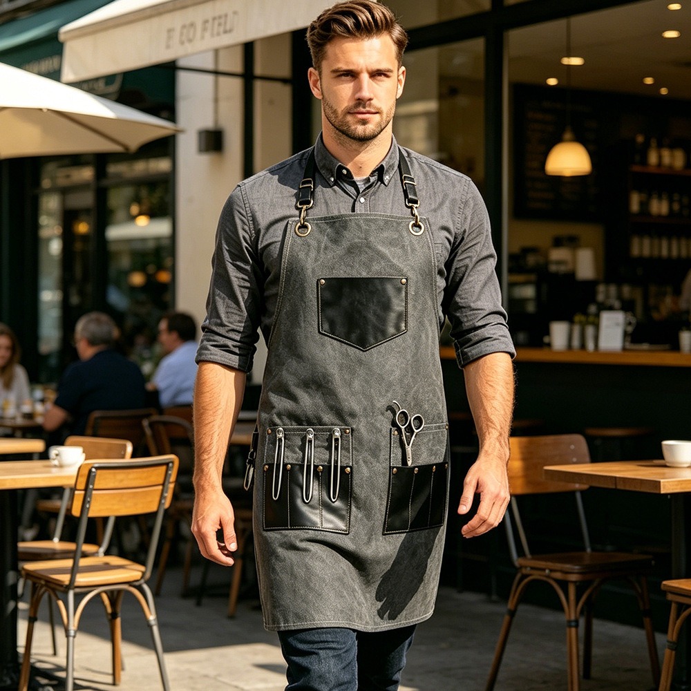 Delantal de Lona Gruesa con Mú - Leatherwork Apron reseña y precio