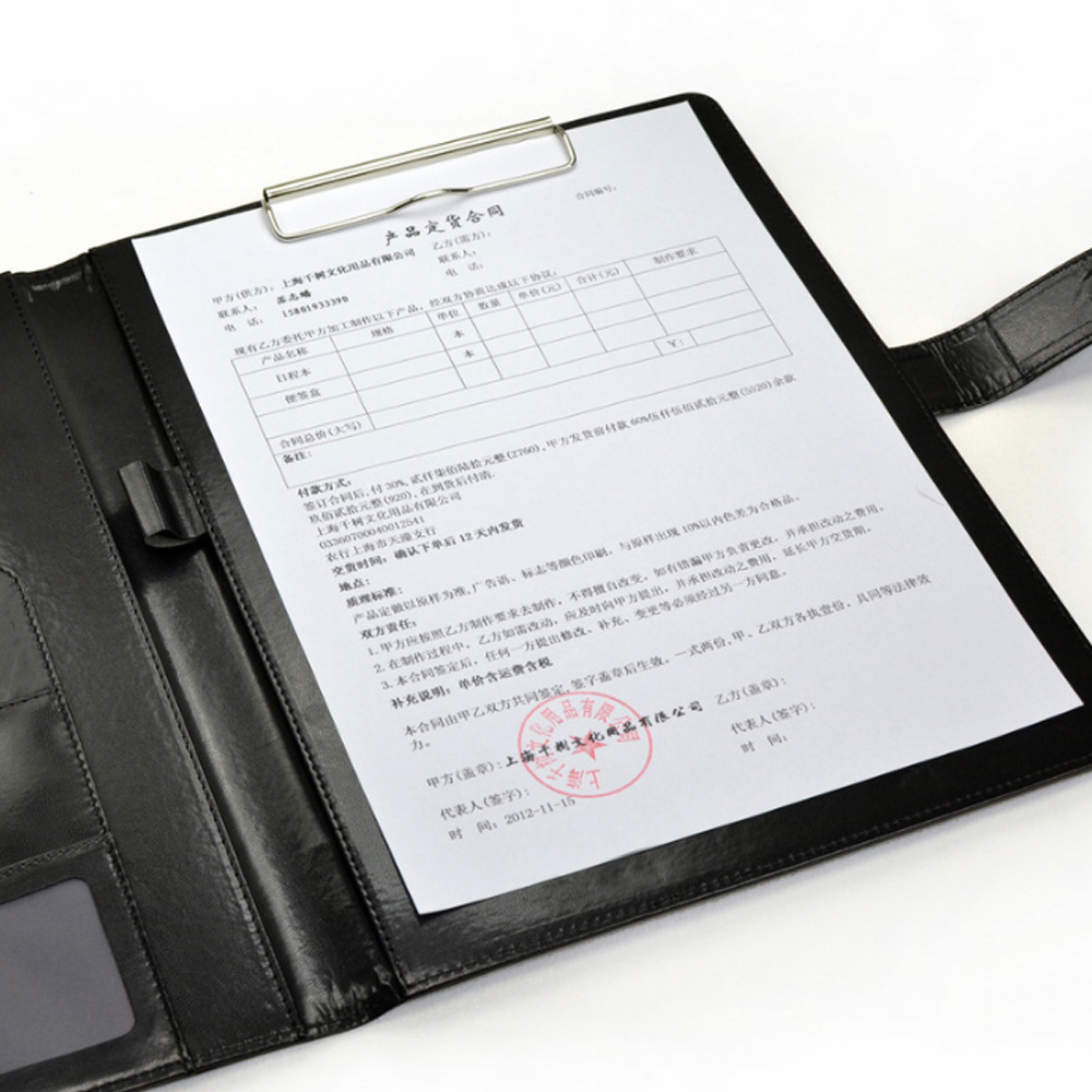 Carpeta de conferencias A4, ca - Leather Work Folder reseña y precio