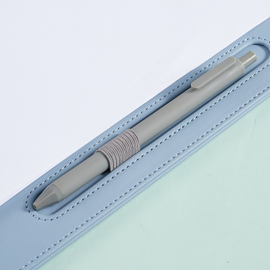 Clip de escritura de cuero A4, - Leather Work Folder reseña y precio