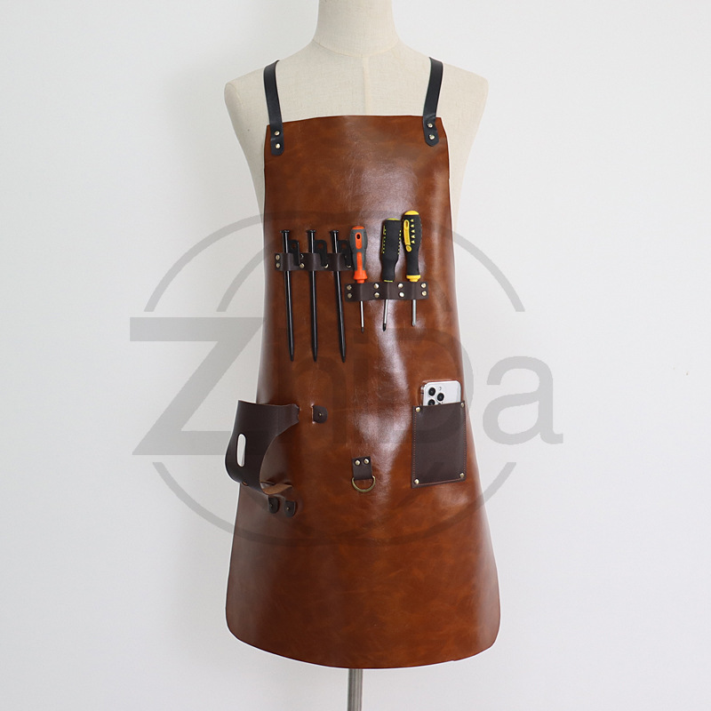 Delantal de Trabajo Multifunci - Leatherwork Apron reseña y precio