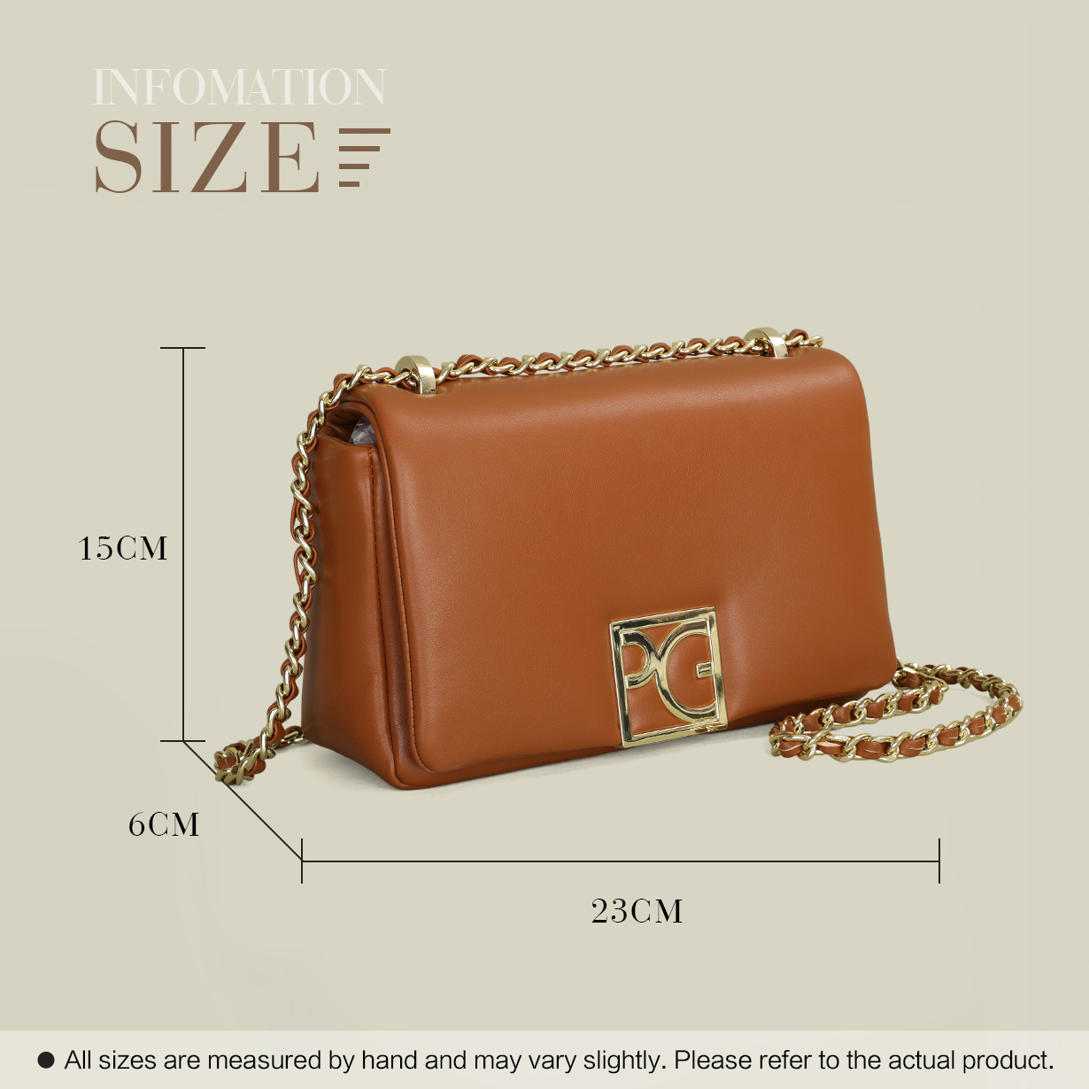 Bolso de Mujer PG, Bolso Casua - Leatherwork Letters reseña y precio