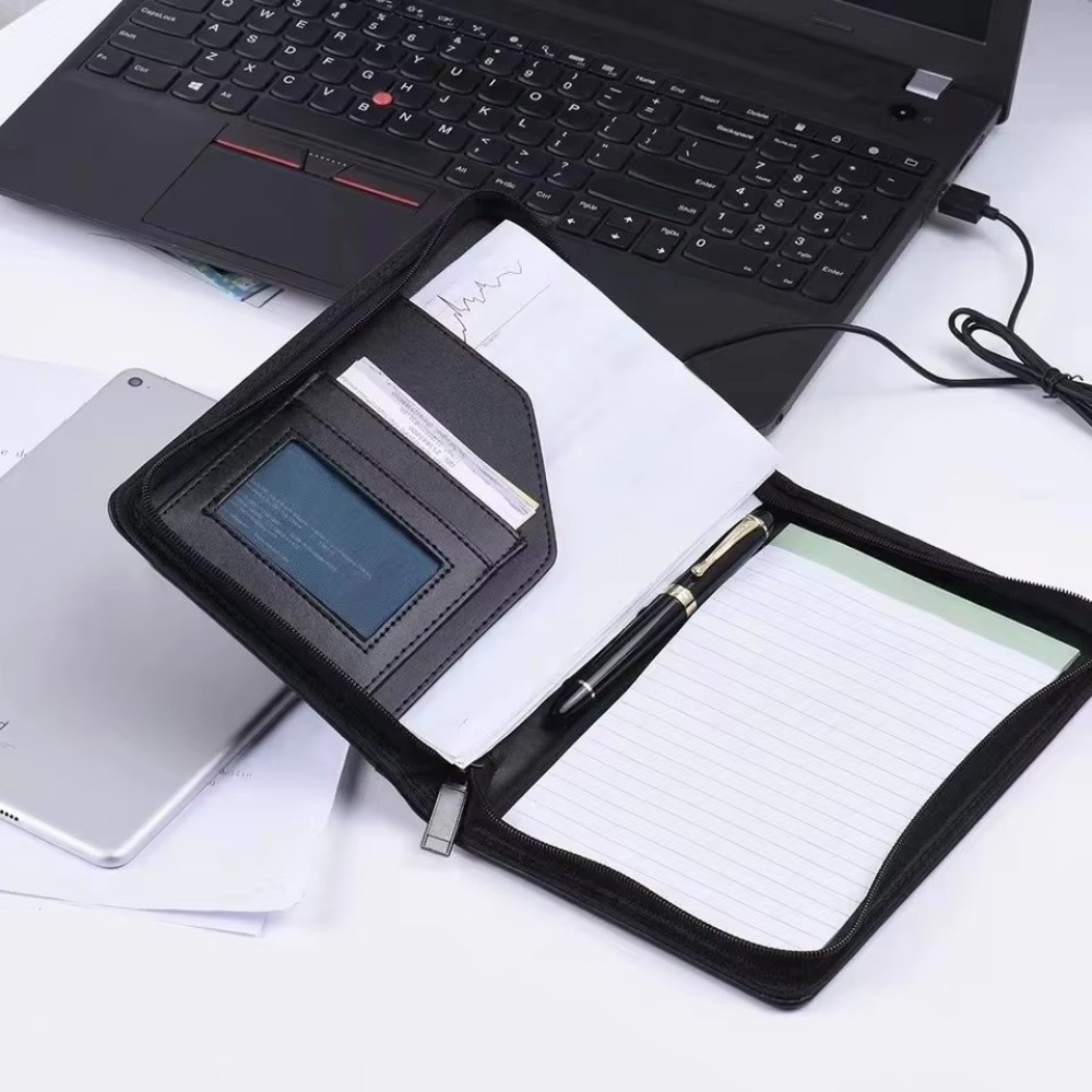 Portafolio de Negocios A5 Port - Leather Work Folder reseña y precio