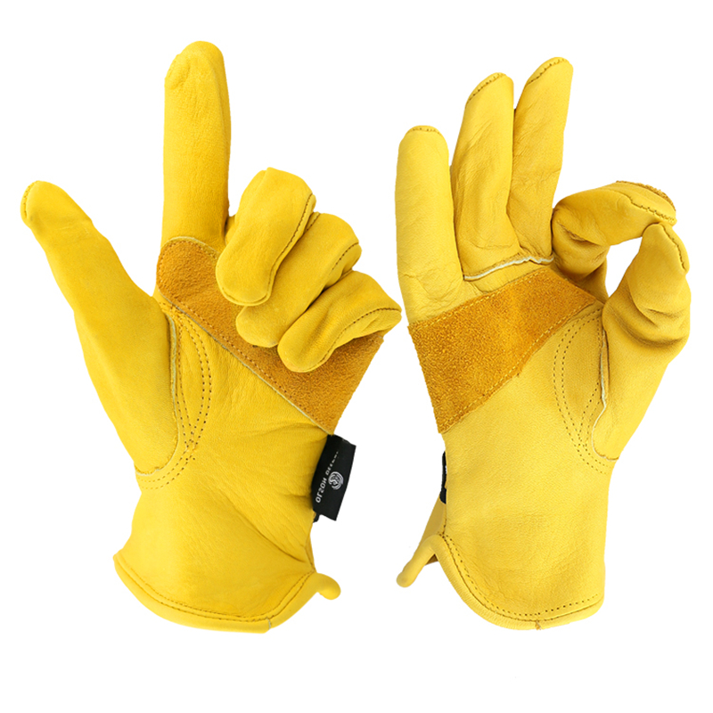 OLSON DEEPAK-guantes de trabaj - Leather Work Factory reseña y precio