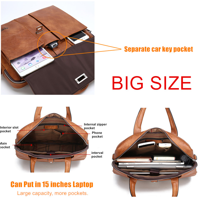 Maletín de Cuero para Hombre J - Leatherwork Letters reseña y precio